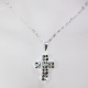 Small Cross - Stella-Silver Chain - 2